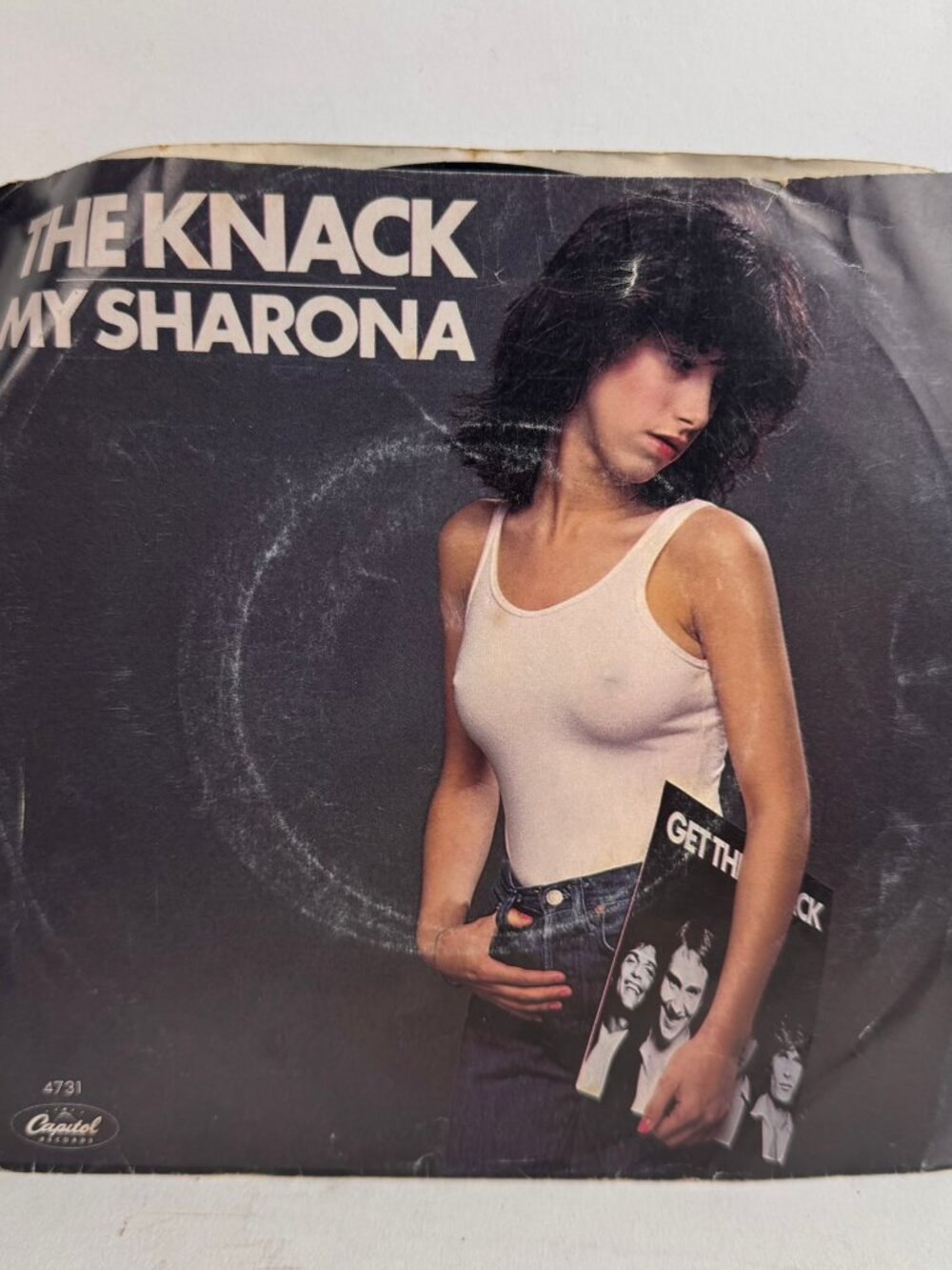 The Knack - My Sharona / Let Me Out 7" 45 RPM Vinyl Capitol 4731 1979 w/ Picture